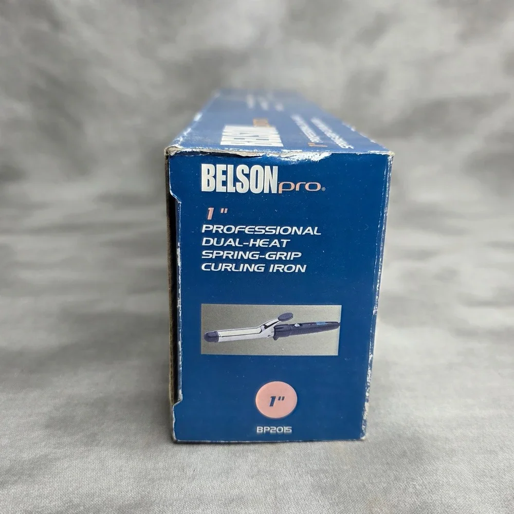 BELSON PRO 1" Curling‎ Iron #BP2015 Dual Heat Spring Grip 2012 NEW - Picture 5 of 6